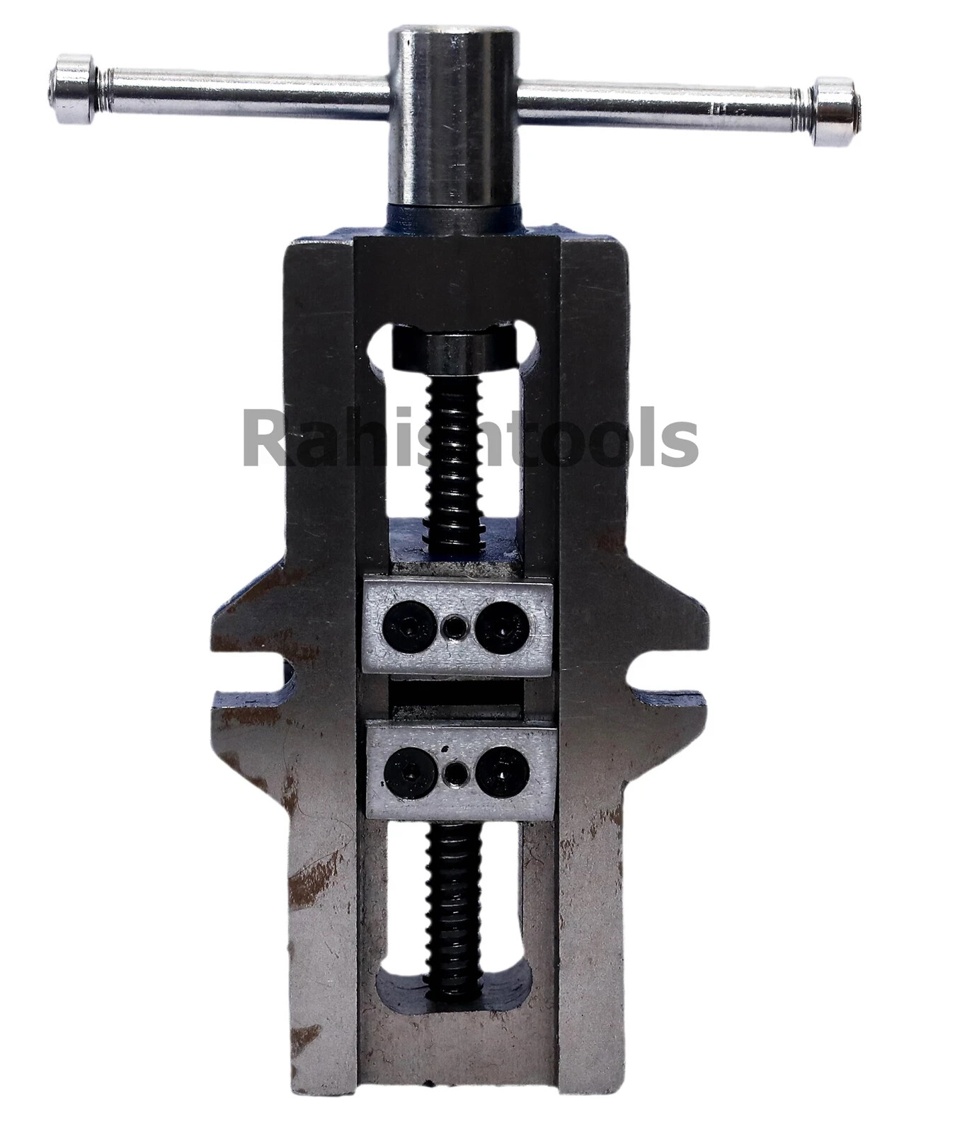 Lathe Vertical Milling Slide Fixed Base 4″ x 5″ And Self Centering Vice Vise 2″