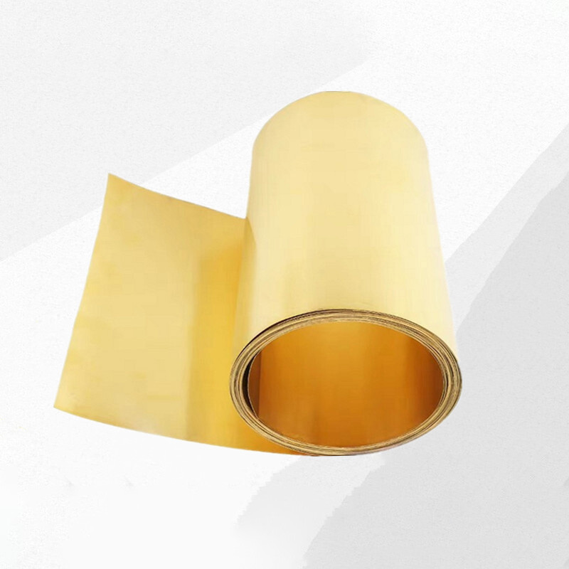 Brass Sheet Roll Metal Foil Plate 0.1-1mm Thick, 10-200mm Width, 1000mm Length