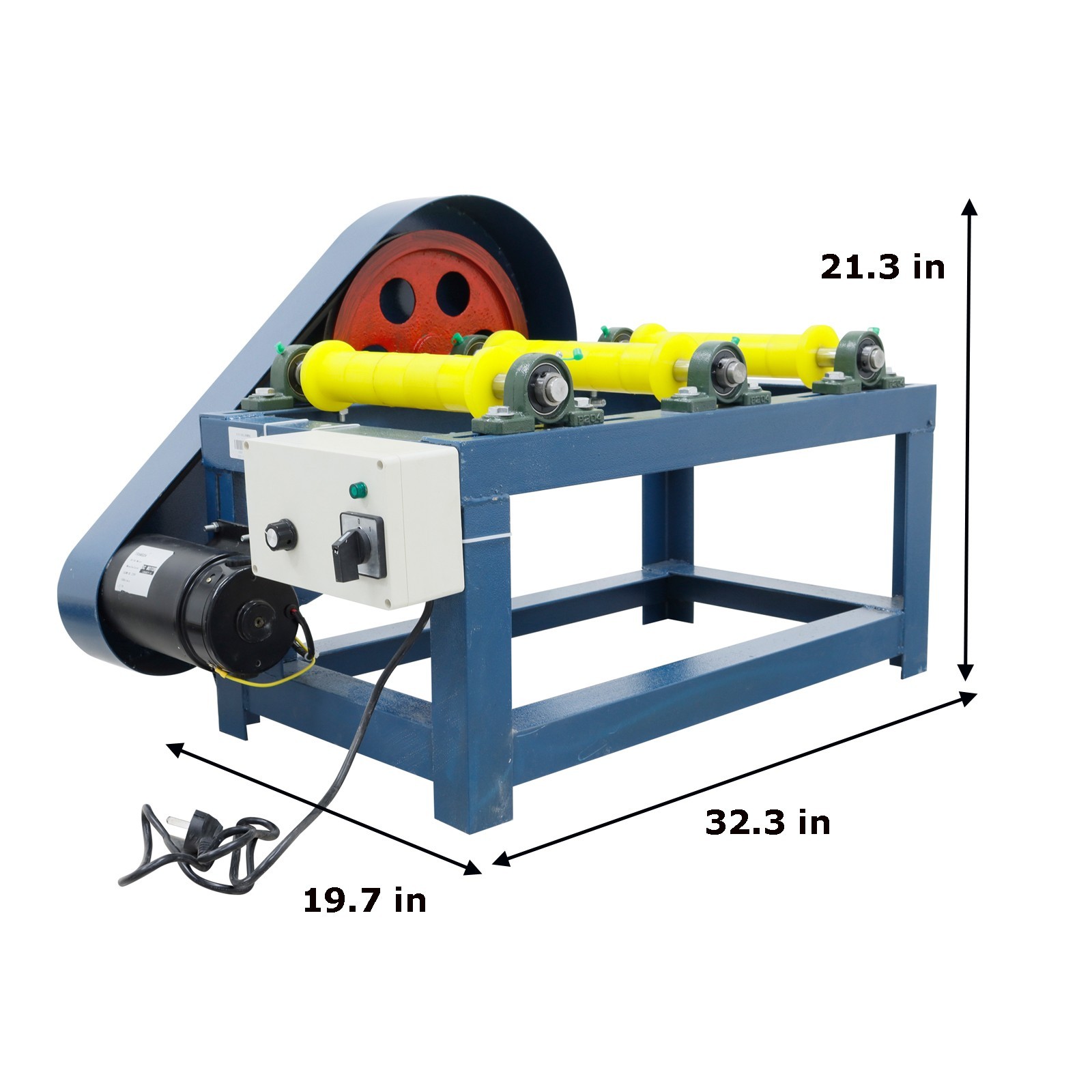Horizontal Ball Mill Lab Grinder Mixer Dry/Wet Mineral Abrasive Machine 220V