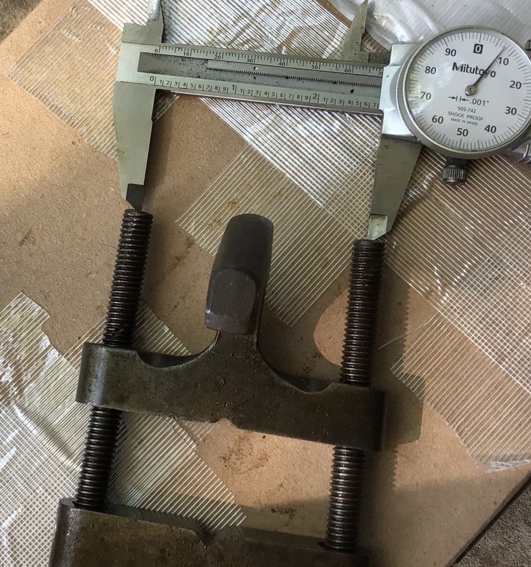 Clamp Gear Cutting, Lathe Dog, 2.75” Center To Center On Screws,
