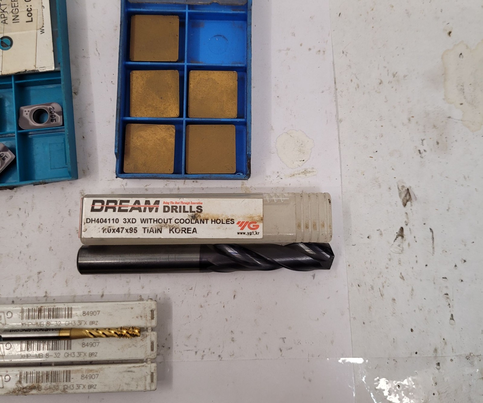 Assorted Carbide Tooling, Inserts, Drill Bits