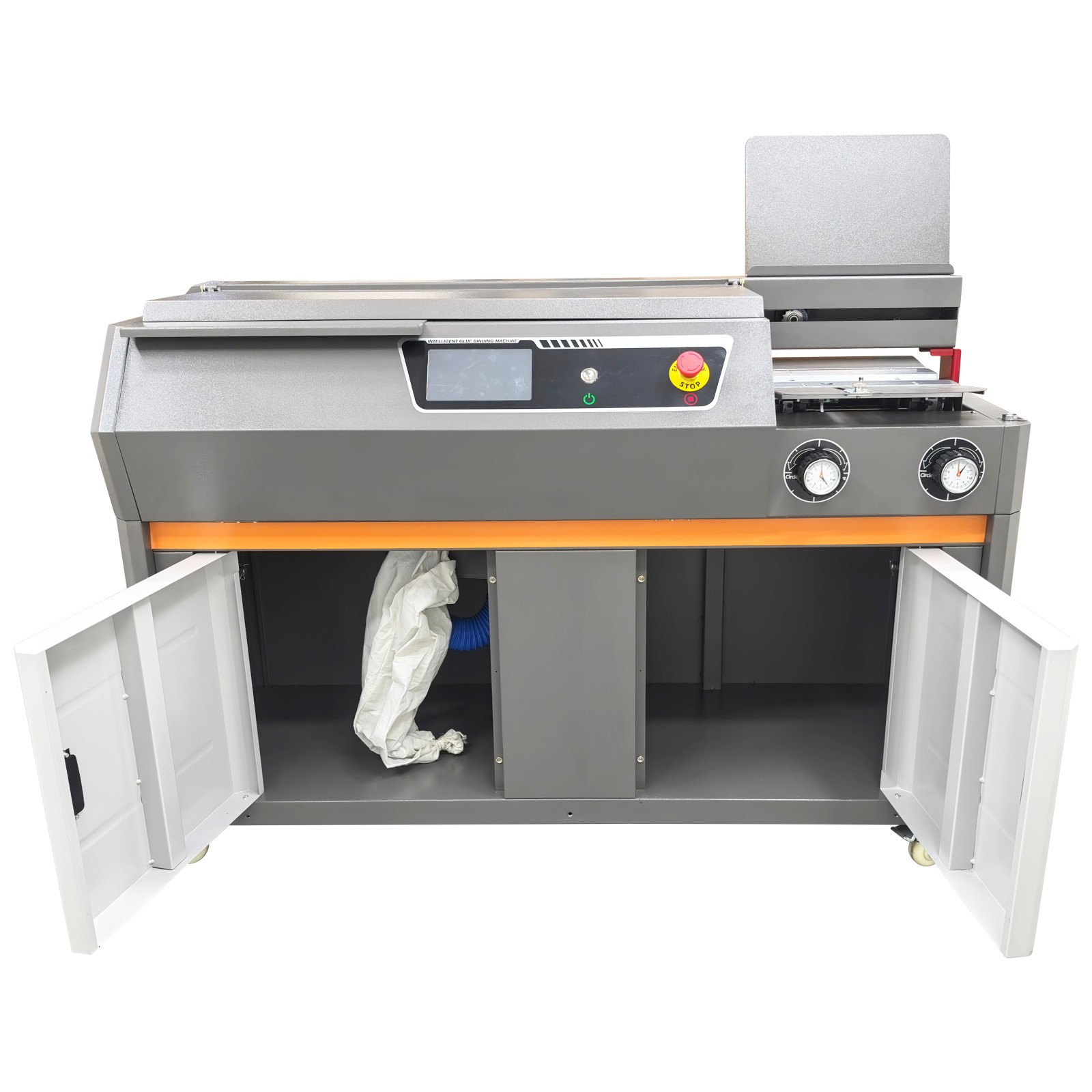 A4 Full Auto Perfect Binding Machine 200-300 books/h w 7” Touch Screen Dust Bag