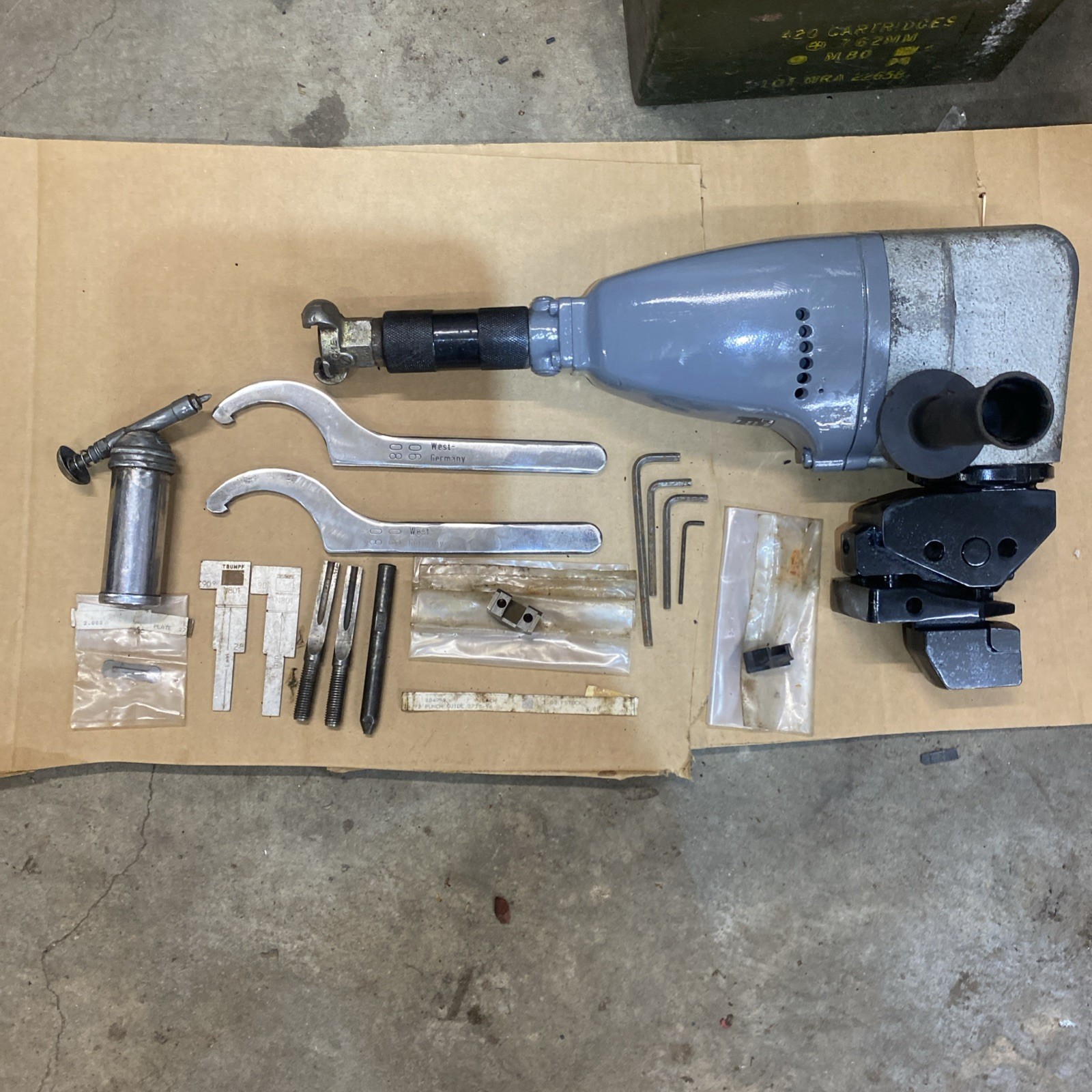 Trumpf THNP 800 Hand Held Pneumatic Air Nibbler Made In Switzerland