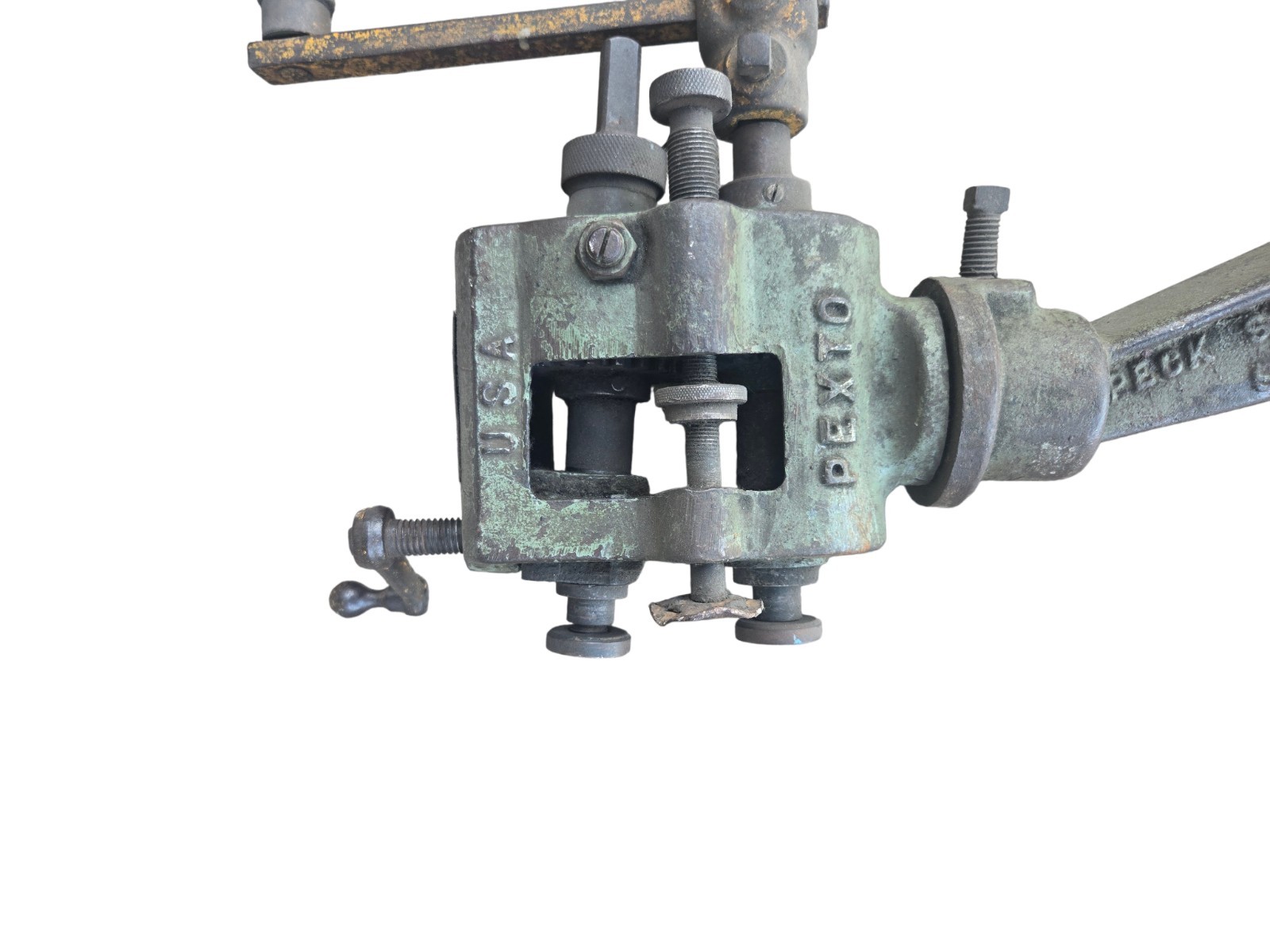 Vintage Pexto 541D-1 544 Sheet Metal Rotary Machine w/ Original Handle Clamp