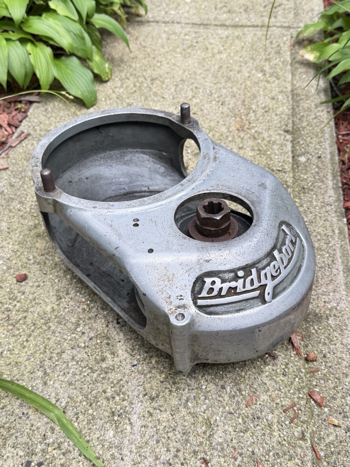 Bridgeport M-Head Step Pulley Belt Housing Machine Head Cover W/ Spindle M23207