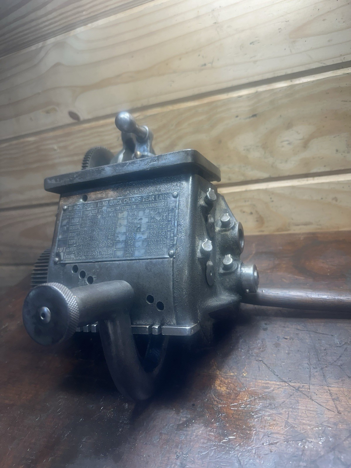 South Bend Lathe9/ 10 Single Tumbler Quick Change Gear Box