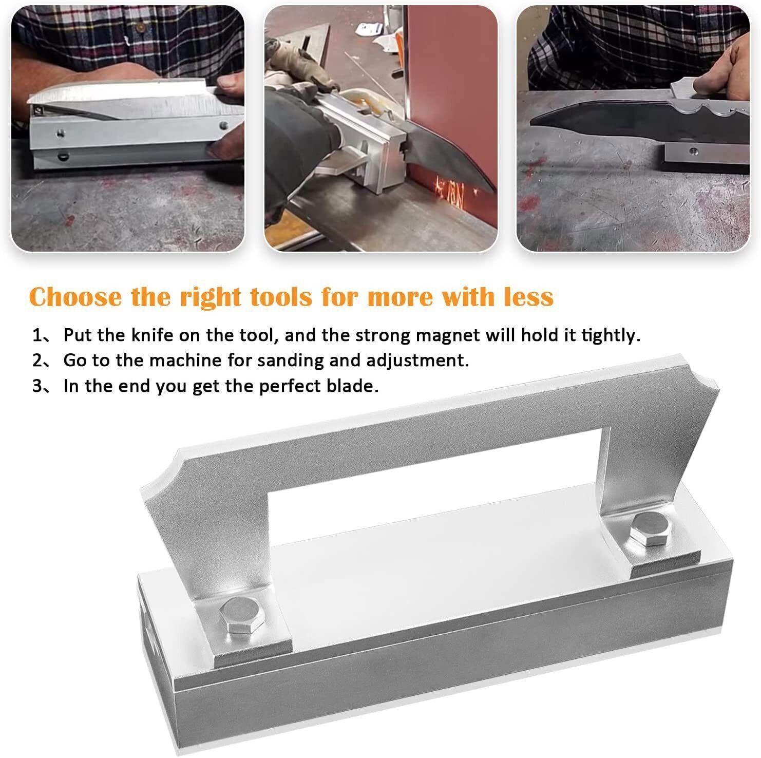 Knife Bevel Grinding Jig Adjustable Knife Making Belt Grinder Angle Grind Guide