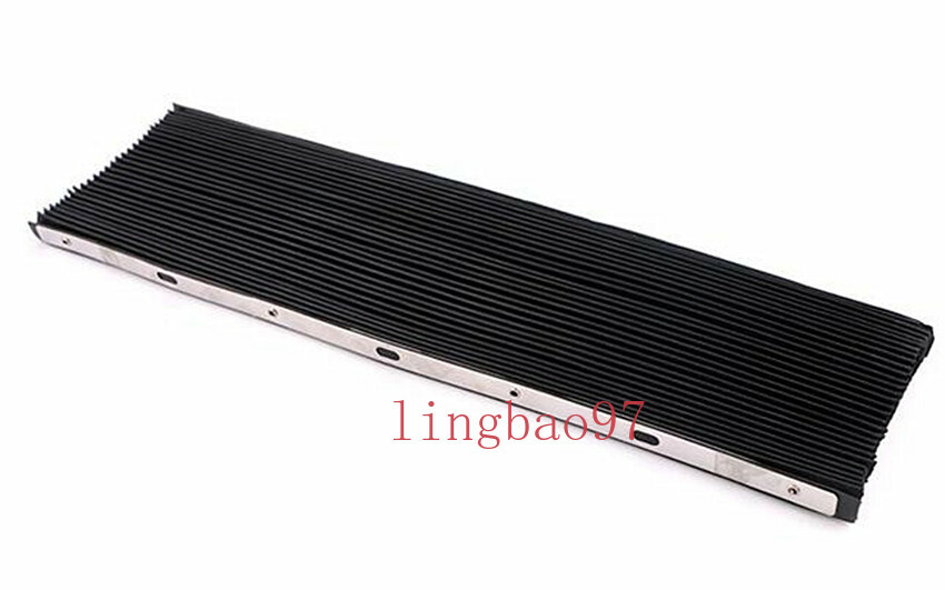 CNC Bridgeport Milling Machine Accordion Type&Retractable Way Black Rubber Cover