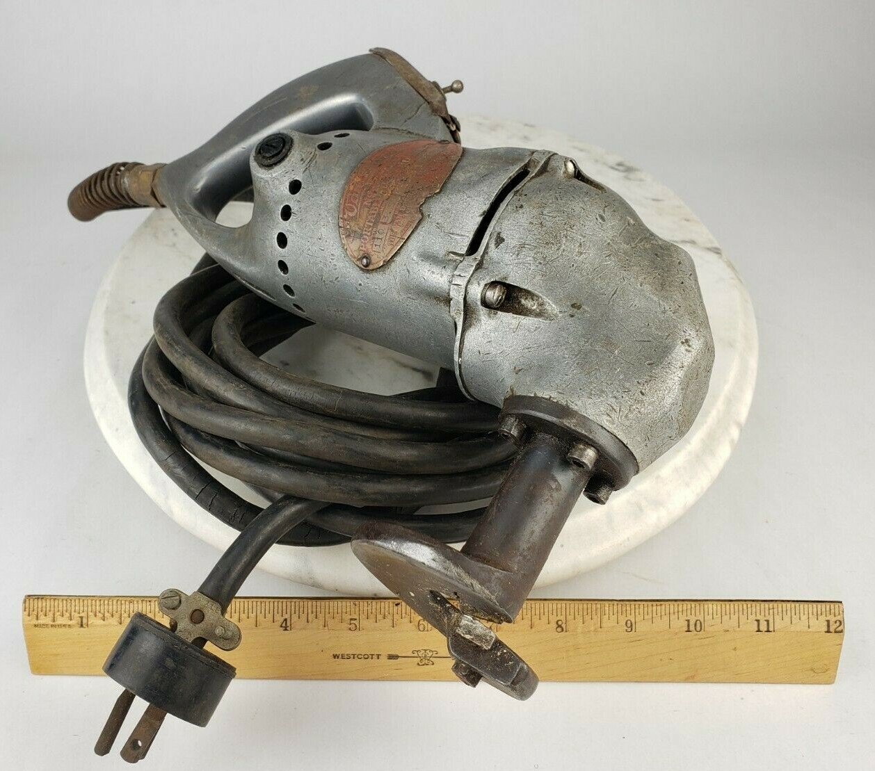 Vintage Van Dorn Sheet Metal Shear Nibbler 16 Gauge Metal Cutters Black & Decker