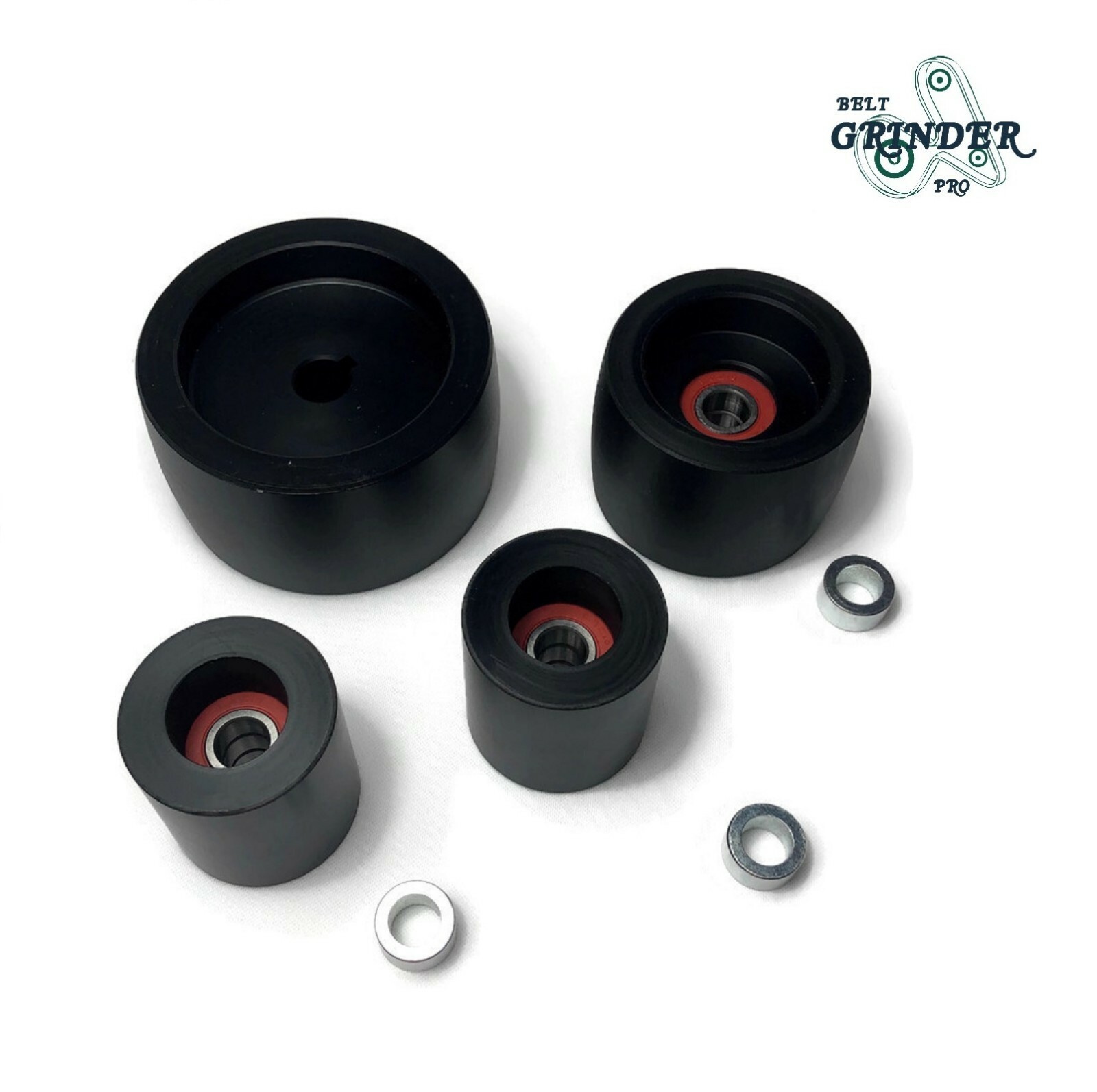 Belt Grinder 2″x72″ Polyacetal (Delrin) Whee 4″Drive 5/8″ bore 3″ track 2″ Idler