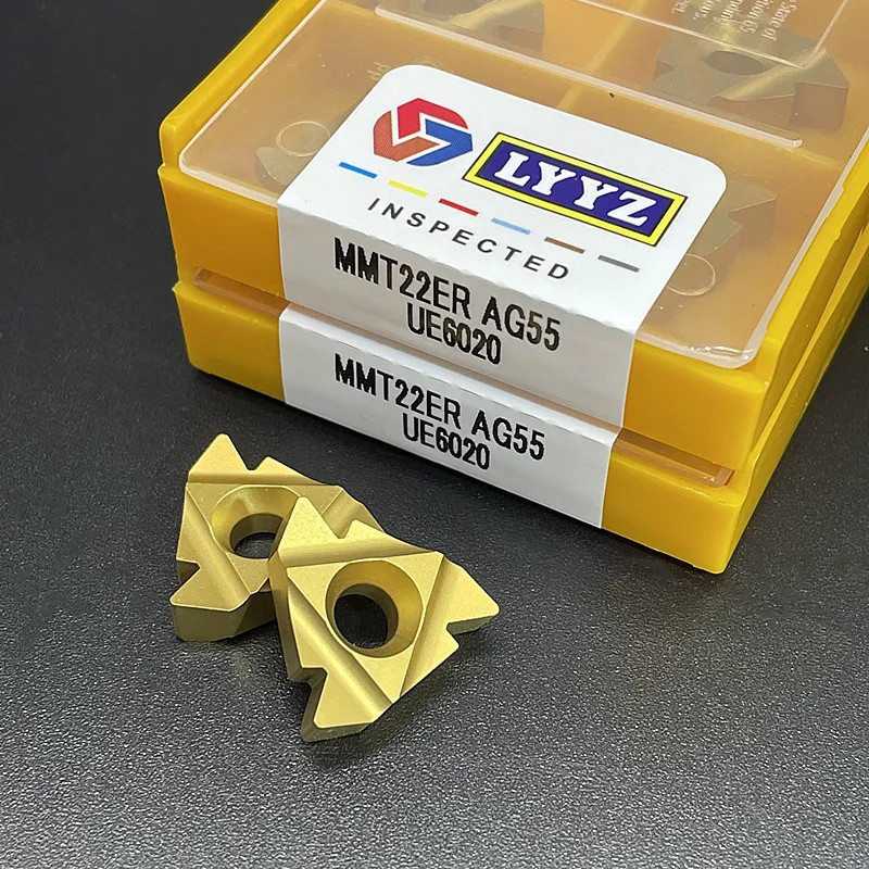 MMT22ER AG60 Carbide Thread Turning Inserts CNC Lathe Metal Cutting Durable Tool