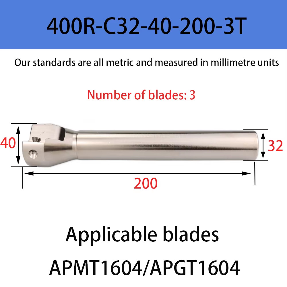 BAP400R EAP400R APMT1604 Milling Holder Cutterhead Shoulder Cutting Right Angle