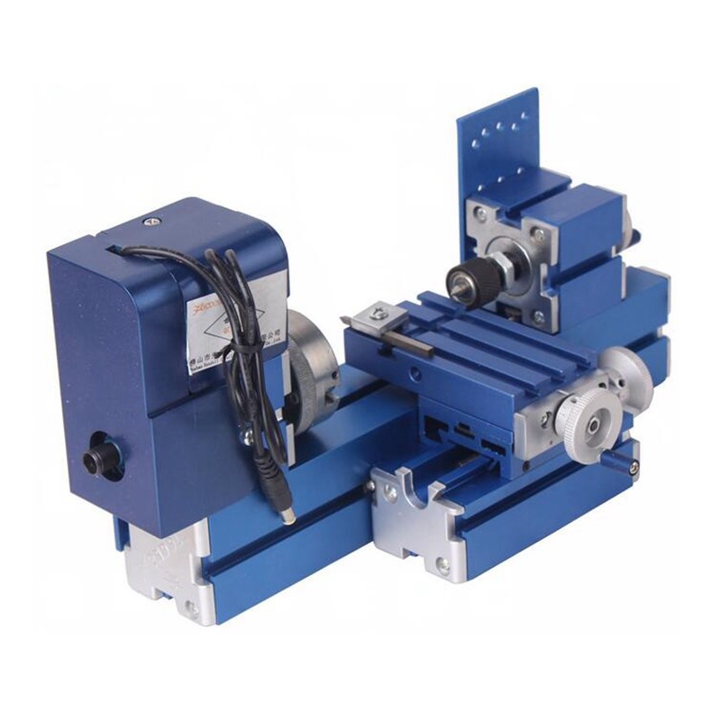 Mini Lathe Machine DIY Metal Tool CNC Benchtop Wood Lathe Woodworking For Hobby