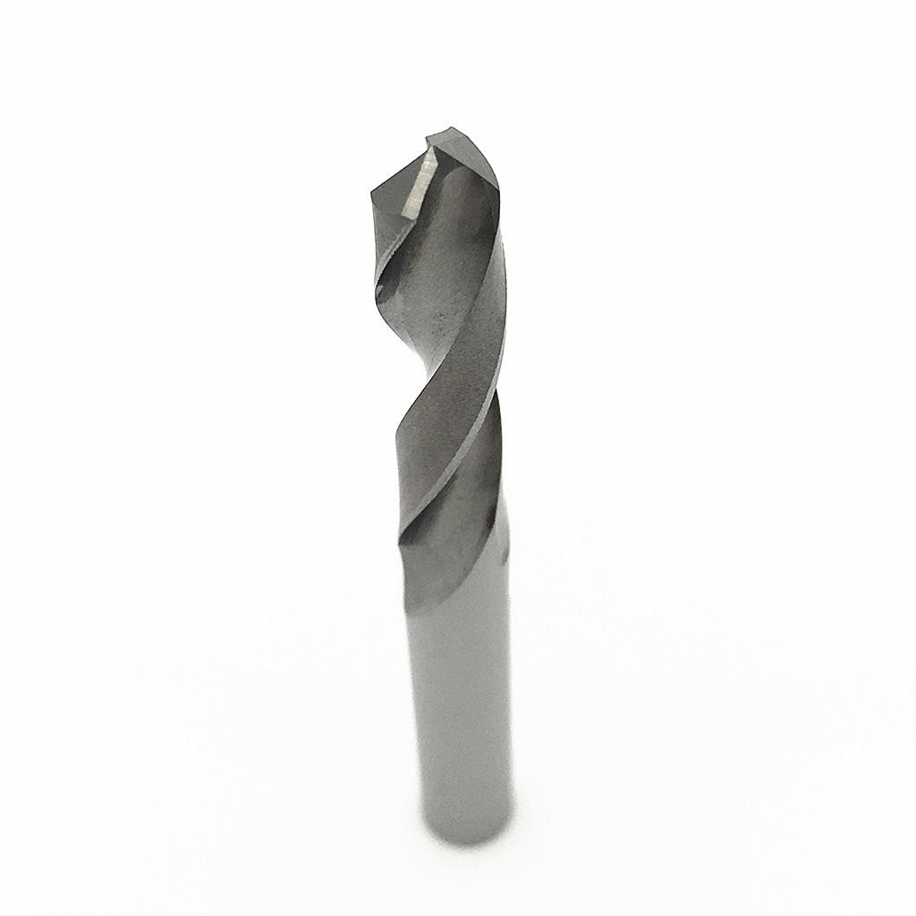 10pcs HRC50 Solid Carbide Drill Bit 1mm-2mm 2-Flute Stub Straight Shank