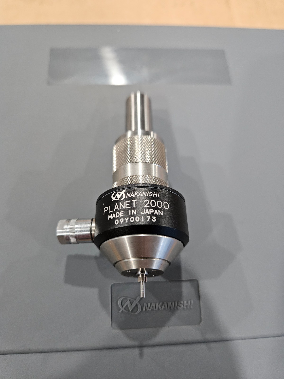 NSK Nakanishi Planet 2000 Pneumatic Jig Grinder Spindle w/ AL-0304 Airline Kit
