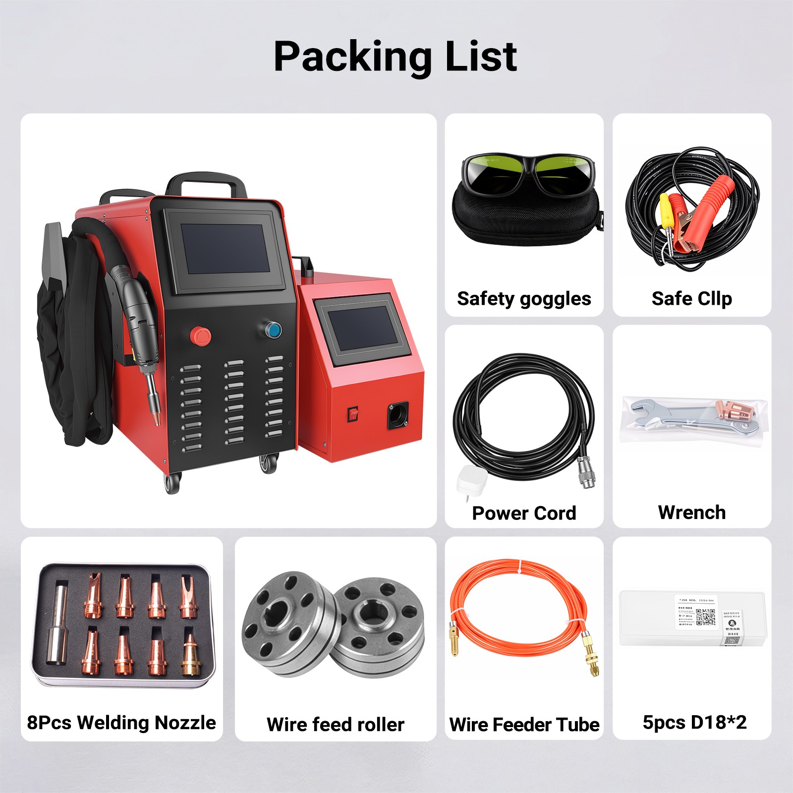 1200W Laser Welding Machine Air Cooled Laser Cutting Cleaning machine 4 IN 1