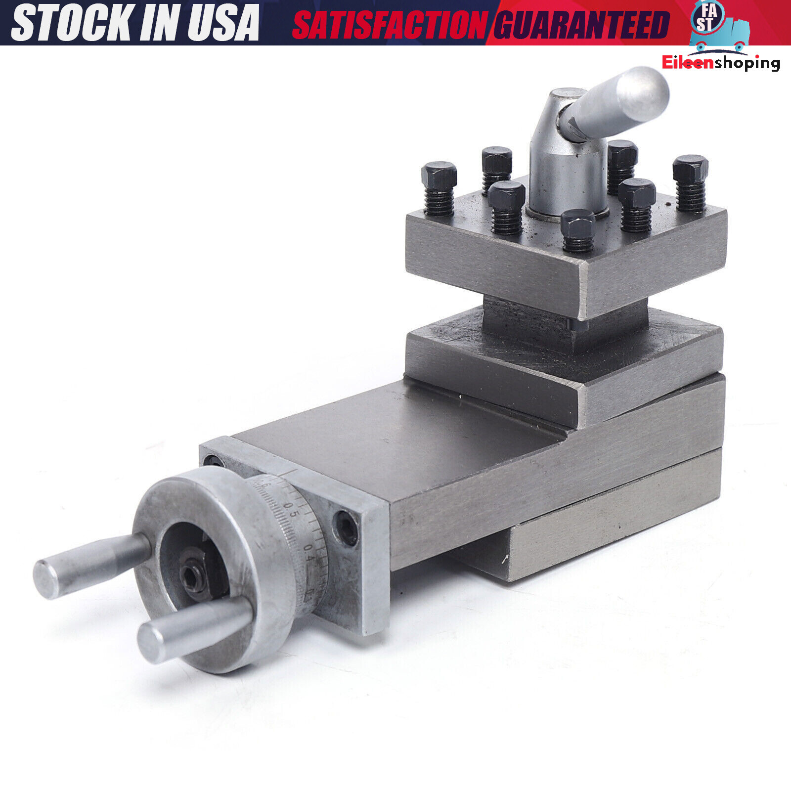 METAL LATHE CROSS SLIDE & TOOL HOLDER Compound Lathe Parts Stroke 90mm M5*35 NEW