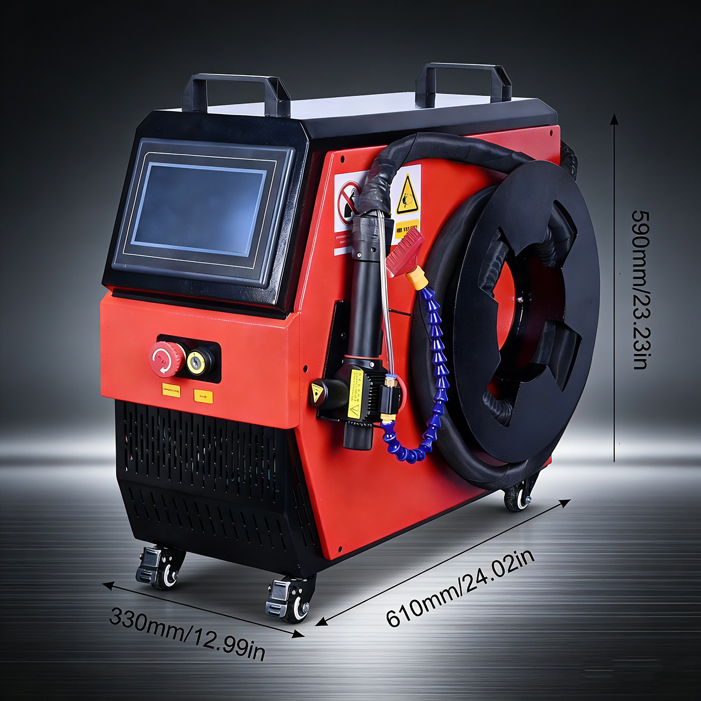 JPT 300W Pulsed Laser Cleaning Machine Laser Rust Remover For Metal Wood Stone