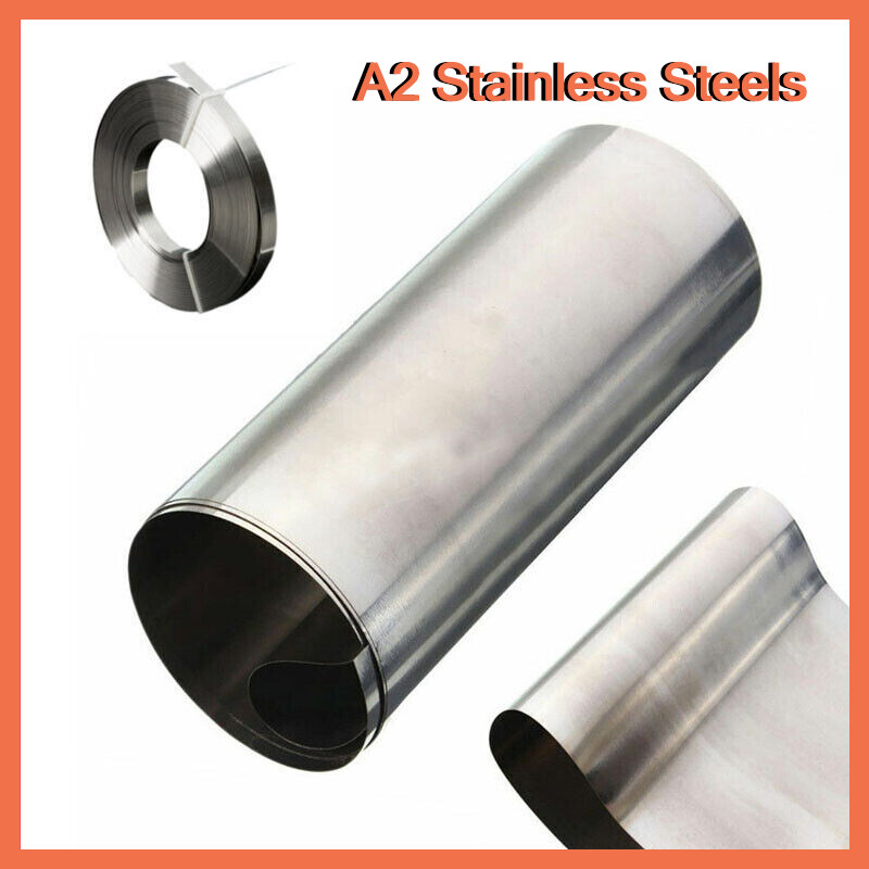 Stainless Steel Foil Sheet Fine Plate Strip Roll VA A2 Steel Thick 0.01mm – 1mm