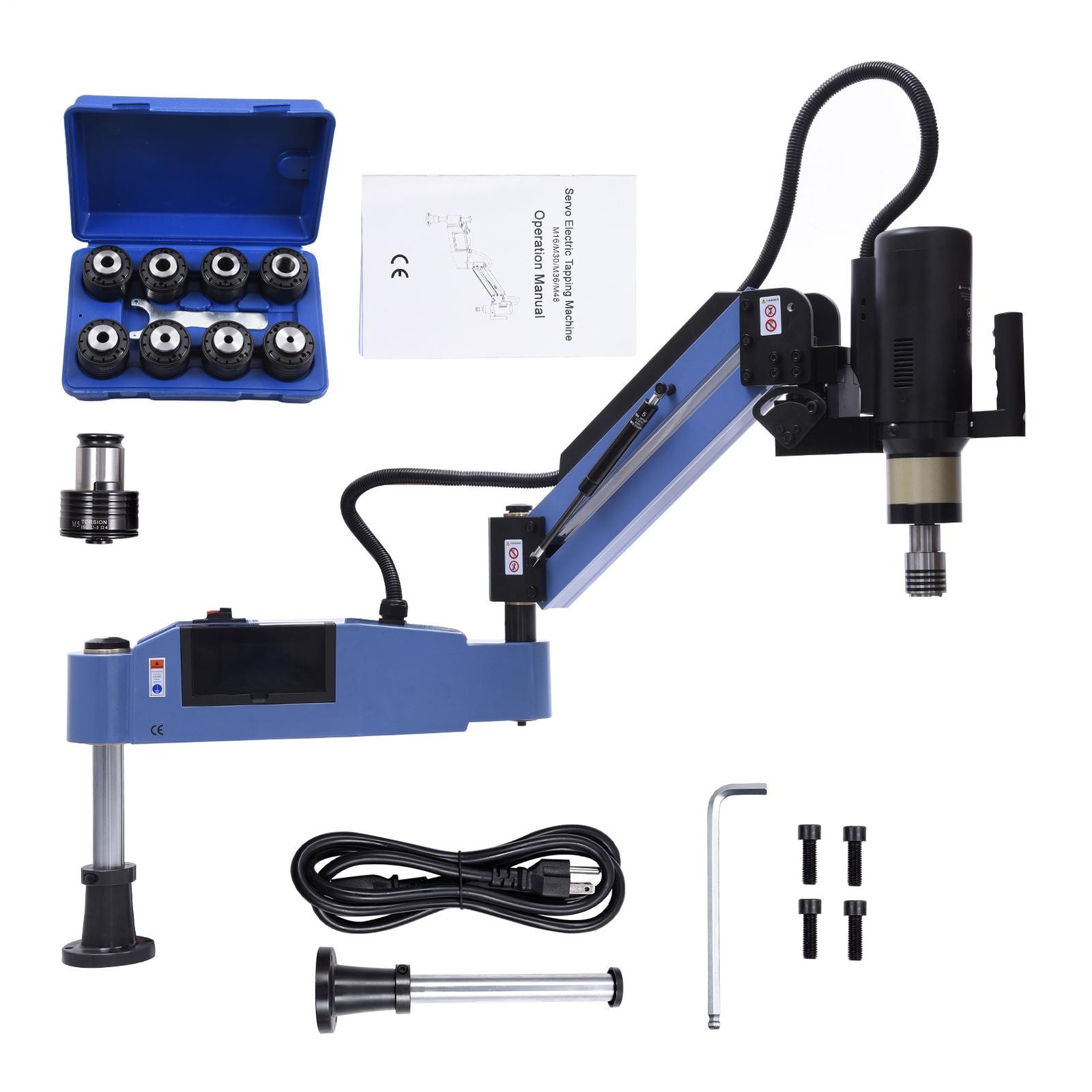 M3-M16 High Speed Electric Tappier Servo Touch Screen Tapping Machine