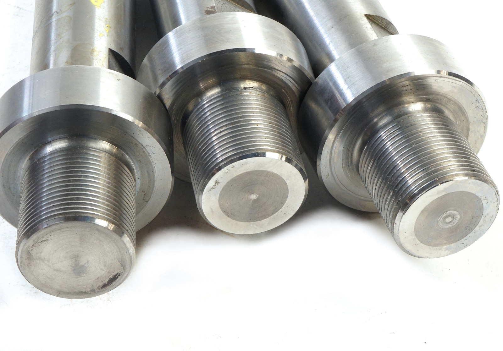 Lot of 3 CNC Machinist Threaded Lathe Mandrel 1.505″ OD 9″ Length