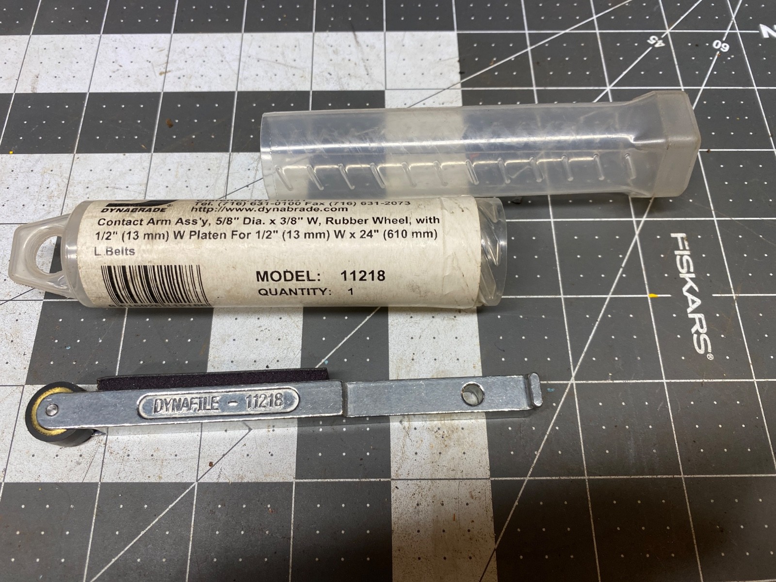 DYNABRADE 11218 Contact Arm Only – 5/8″” Dia. Contact Wheel Type, Dynafile