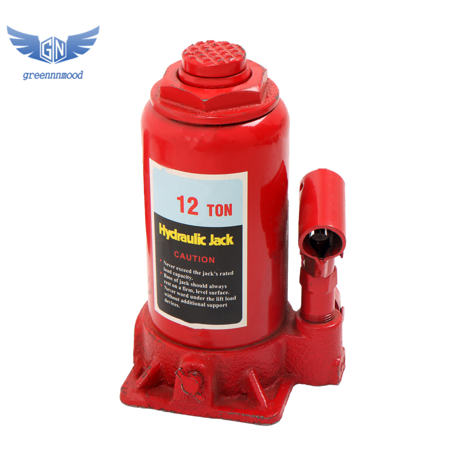12 Ton / 24,000 lb Shop Press Floor H-Frame Press Plates Hydraulic Jack Stand