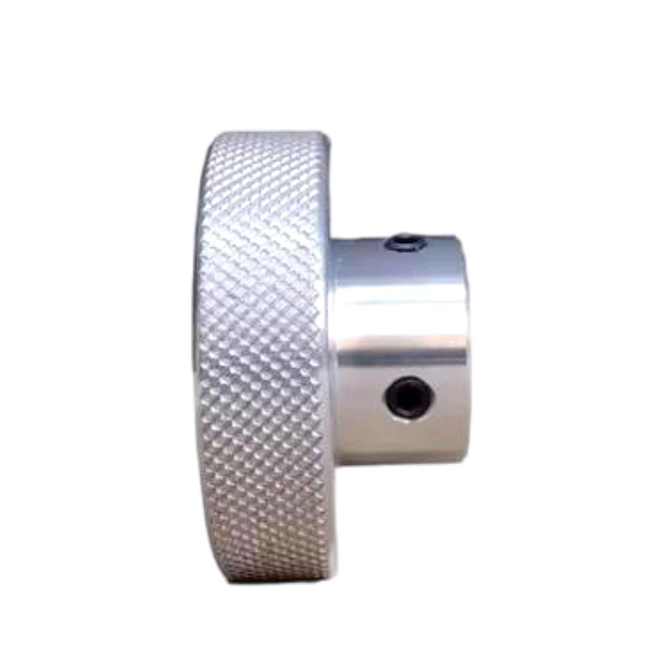 50mm OD 14mm Bore Aluminum Alloy Handwheel Knobs for Sliding Table Black