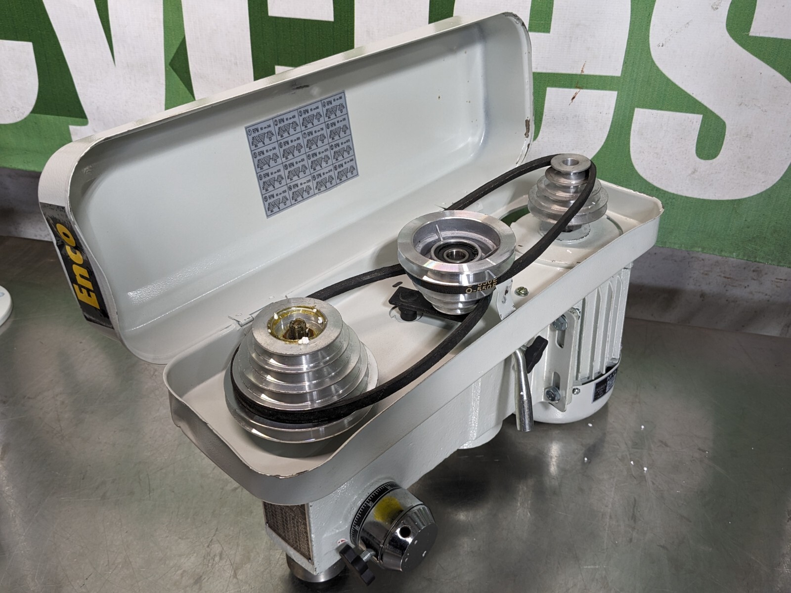 Enco Step Pulley Drill Press 13" Swing 16-Speed 250 – 3100 RPM 115v Parts/R