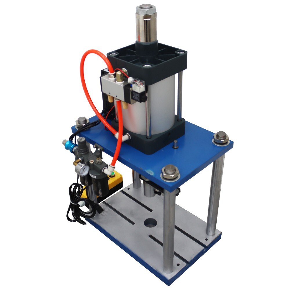 2866LBS/1300kg Pneumatic Punch Press Machine w/Controller Footswitch 2-4″ Stroke