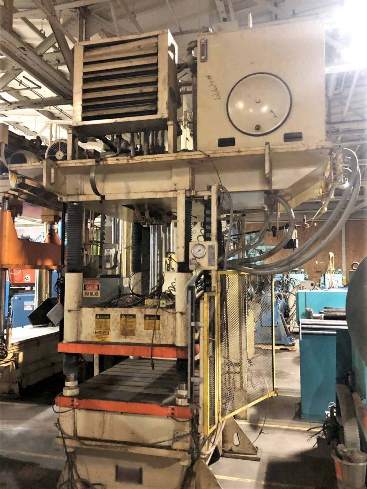 50 Ton PH 4-Post 4C.50T Hydraulic Press for Stamping & Compression (1997)