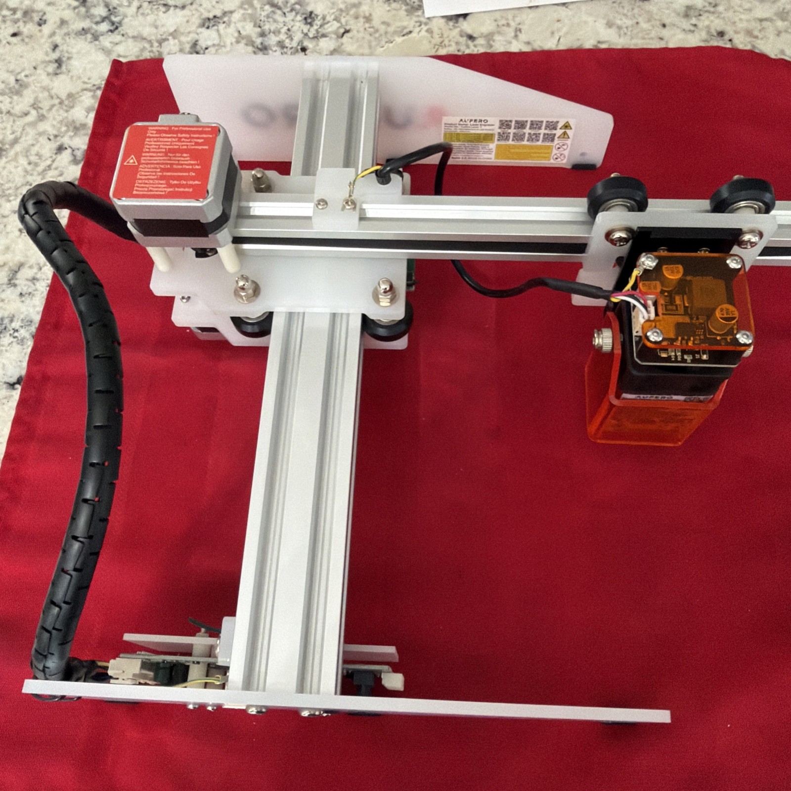 Aufero Laser 1 Engraver LU2-2 Untested No Charging Cable /Parts Only “As-Is”.