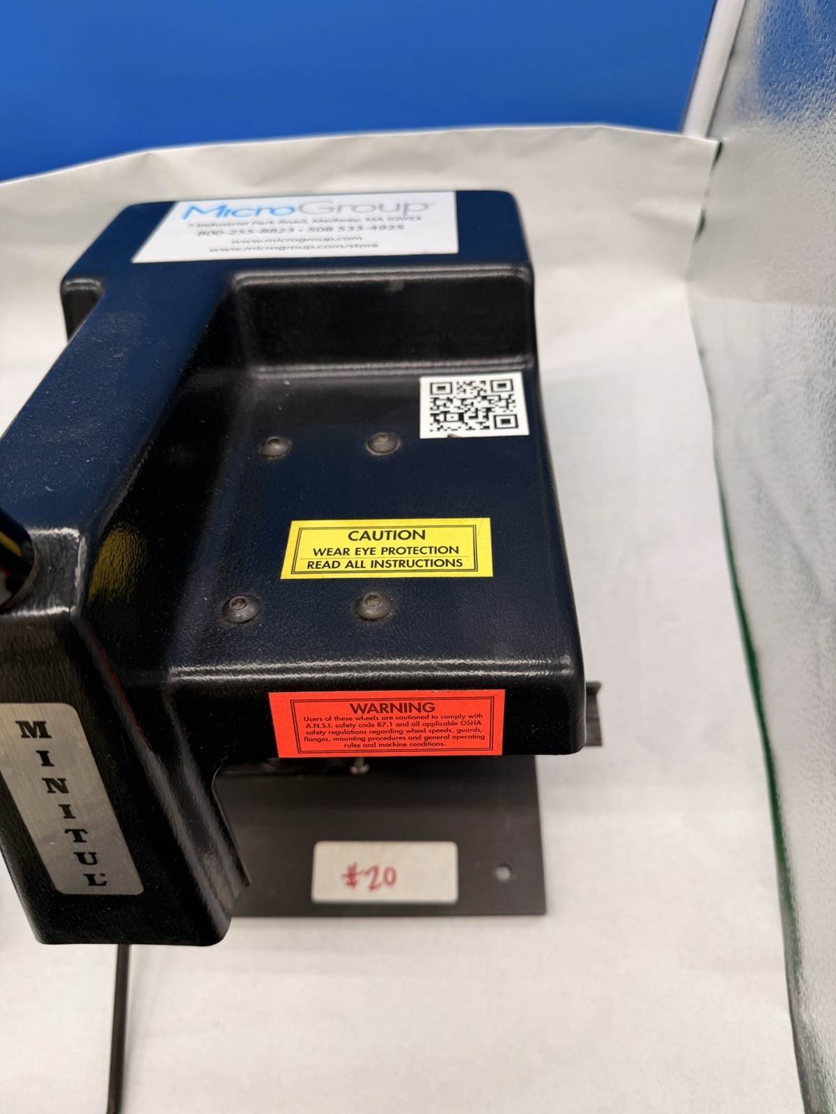 MINITUL Model 500 Miniature Cut-off Saw With Foot Pedal