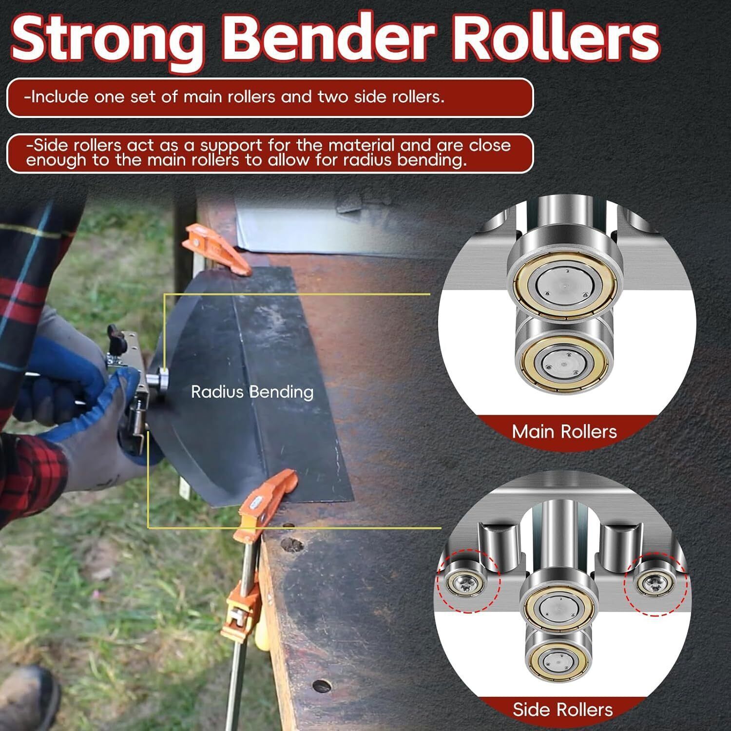 2204 Uni Bender Fits bends on 24 gauge steel or lighter that do not exceed 10’