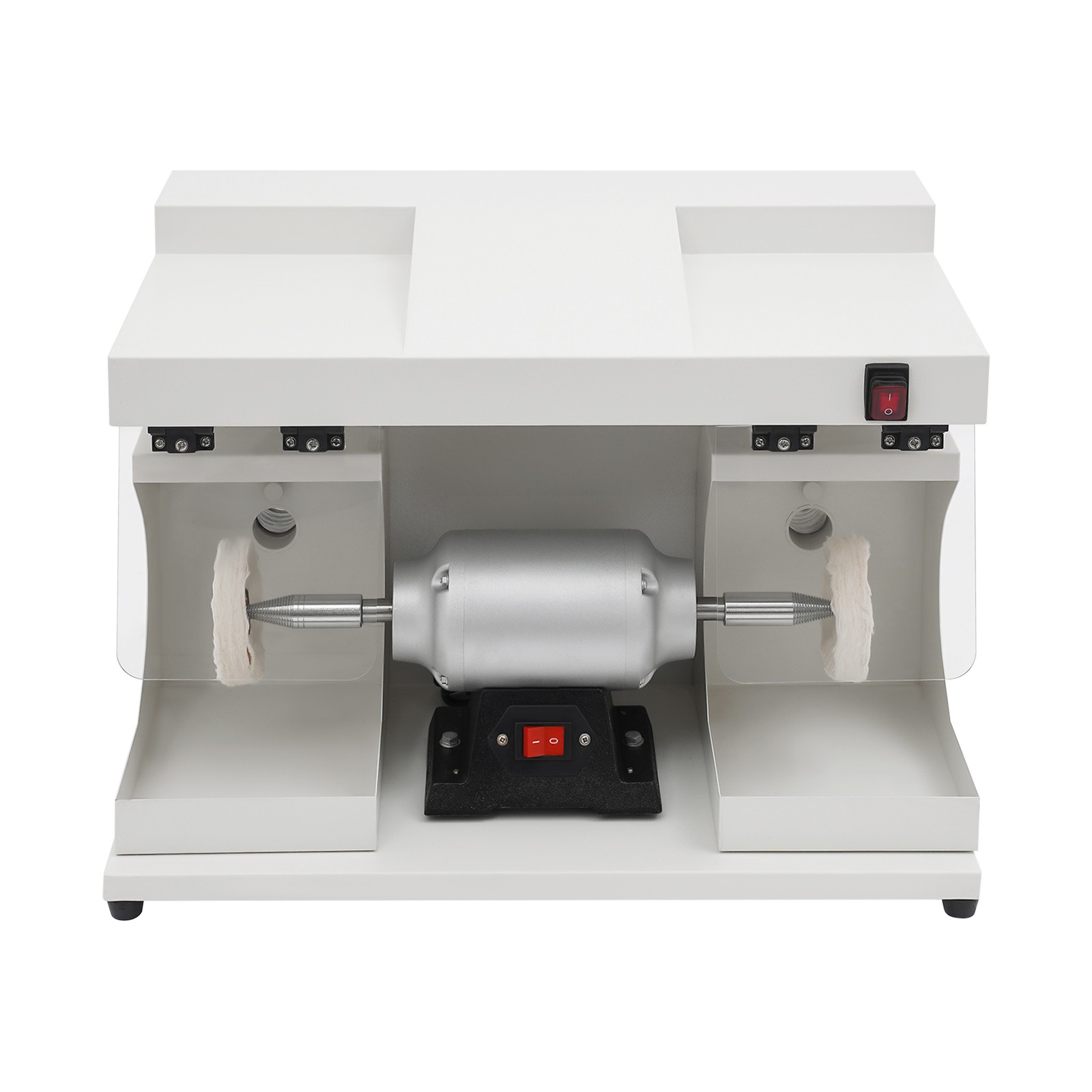 550W Electric Double Dust Shield Head Polishing Machine for Jewelry/Hardware/DIY