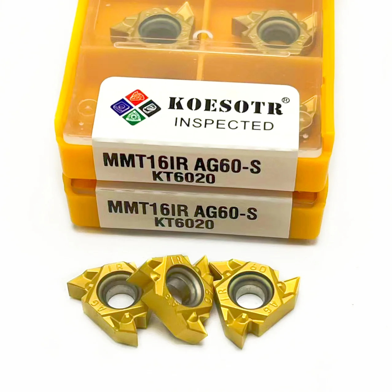 Carbide Thread Insert MMT16ER MMT16IR AG60-S KT15 KT6020 CNC Lathe Turning 10PCS