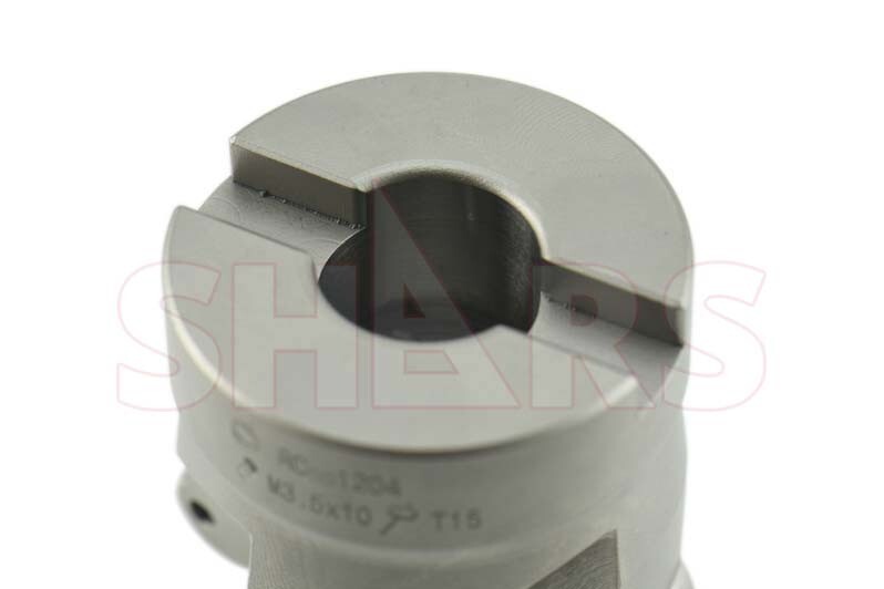 SHARS 2″ 4 Flutes Round Indexable Face Mill RCKT 1204 Insert NEW P[