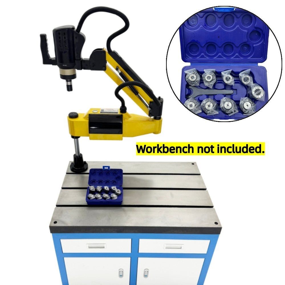 M3-M20 Electric Tapping Machine 110V 1200W 360° Arm Touch Screen Tapper
