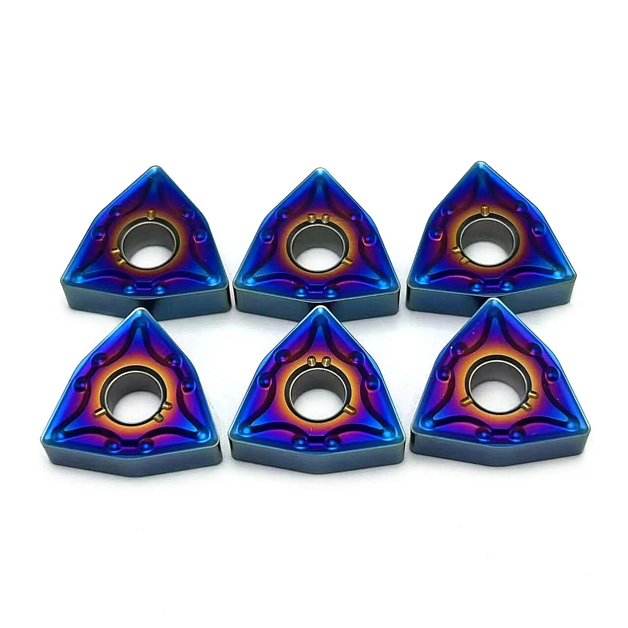 10Pcs Nano blue WNMG080404 WNMG080408 MA ZM1135N Carbide Inserts WNMG 431 432
