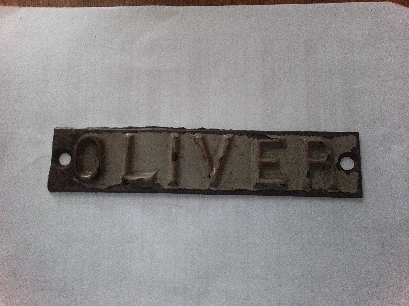 1908 Oliver Lathe Emblem