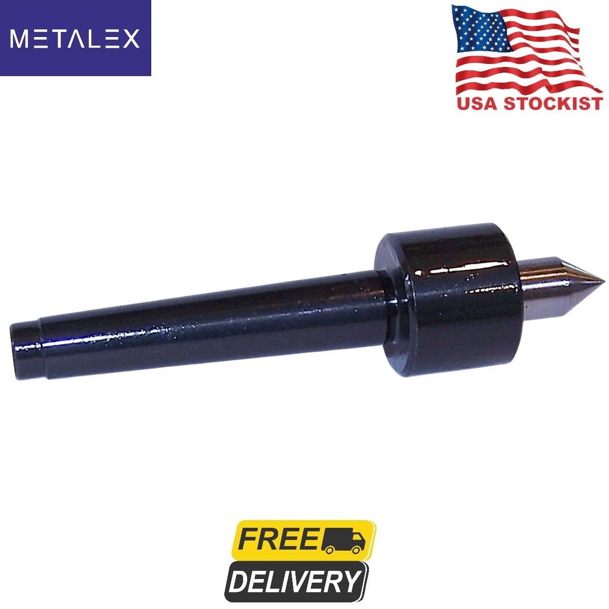 MT1 Live Center Morse Taper 1MT Double Bearing Mini Lathe 23mm Dia USA STOCKIST