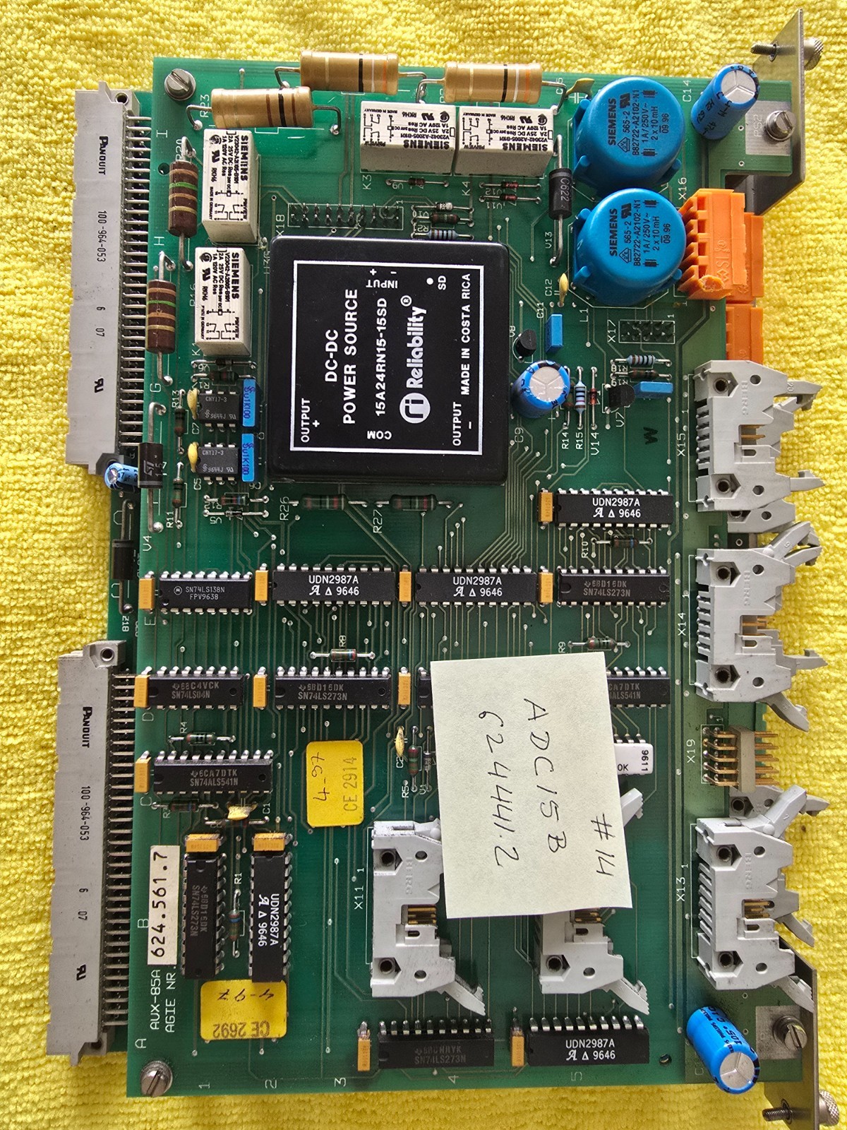 AGIE circuit board ADC15B 624.441.2 . For 150HSS/250HSS