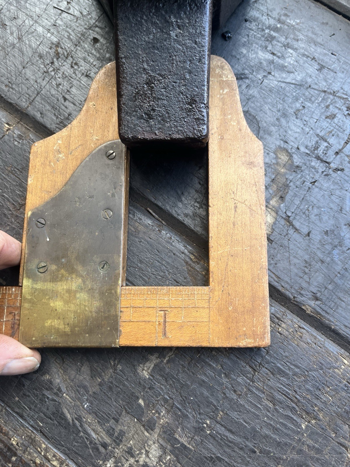 Pair Of Sheet Metal Stakes / Platent Table Stakes