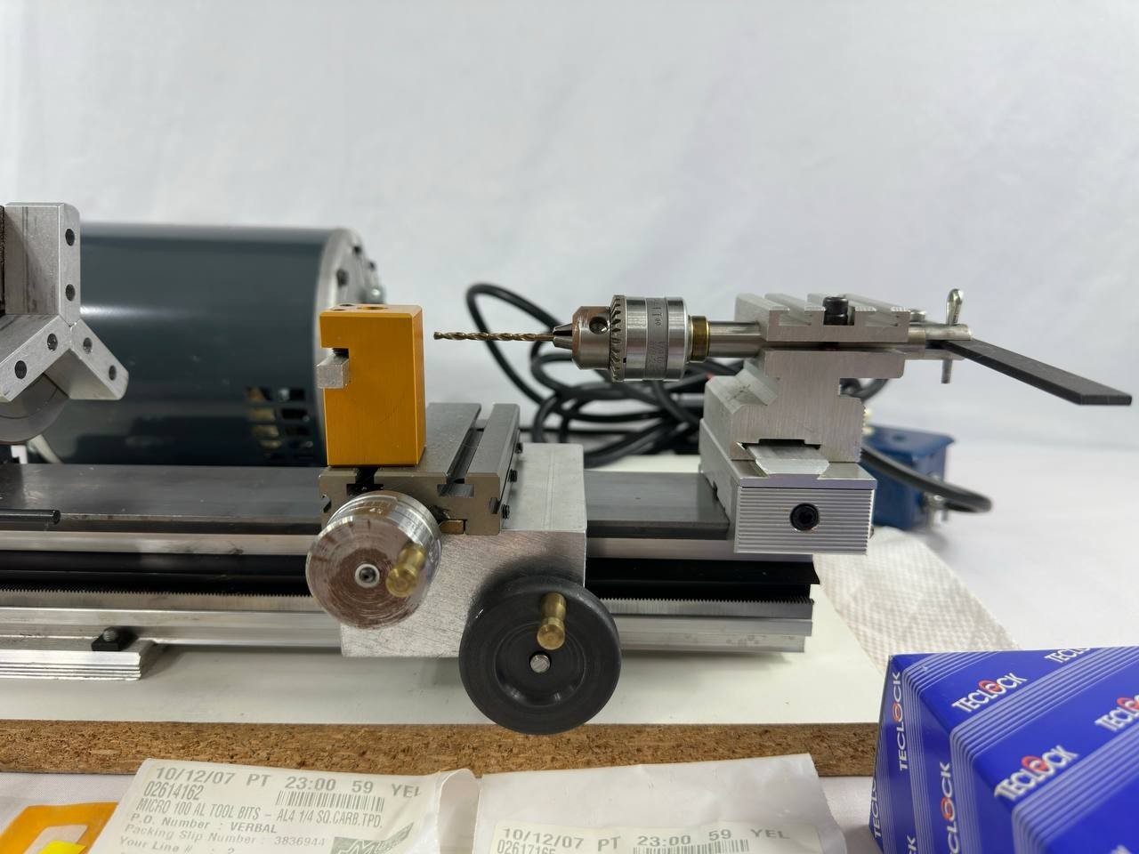 TAIG Micro Lathe II Model 4500 Bench Lathe w/ Accessories