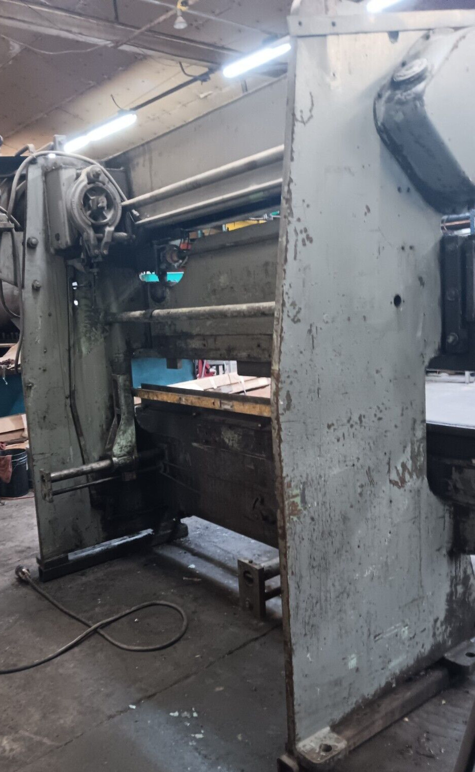 ALL STEEL PRESS CO. VERSON 50 TON PRESS BRAKE MOD. 2078-50 SERIAL NO. 15310-2078
