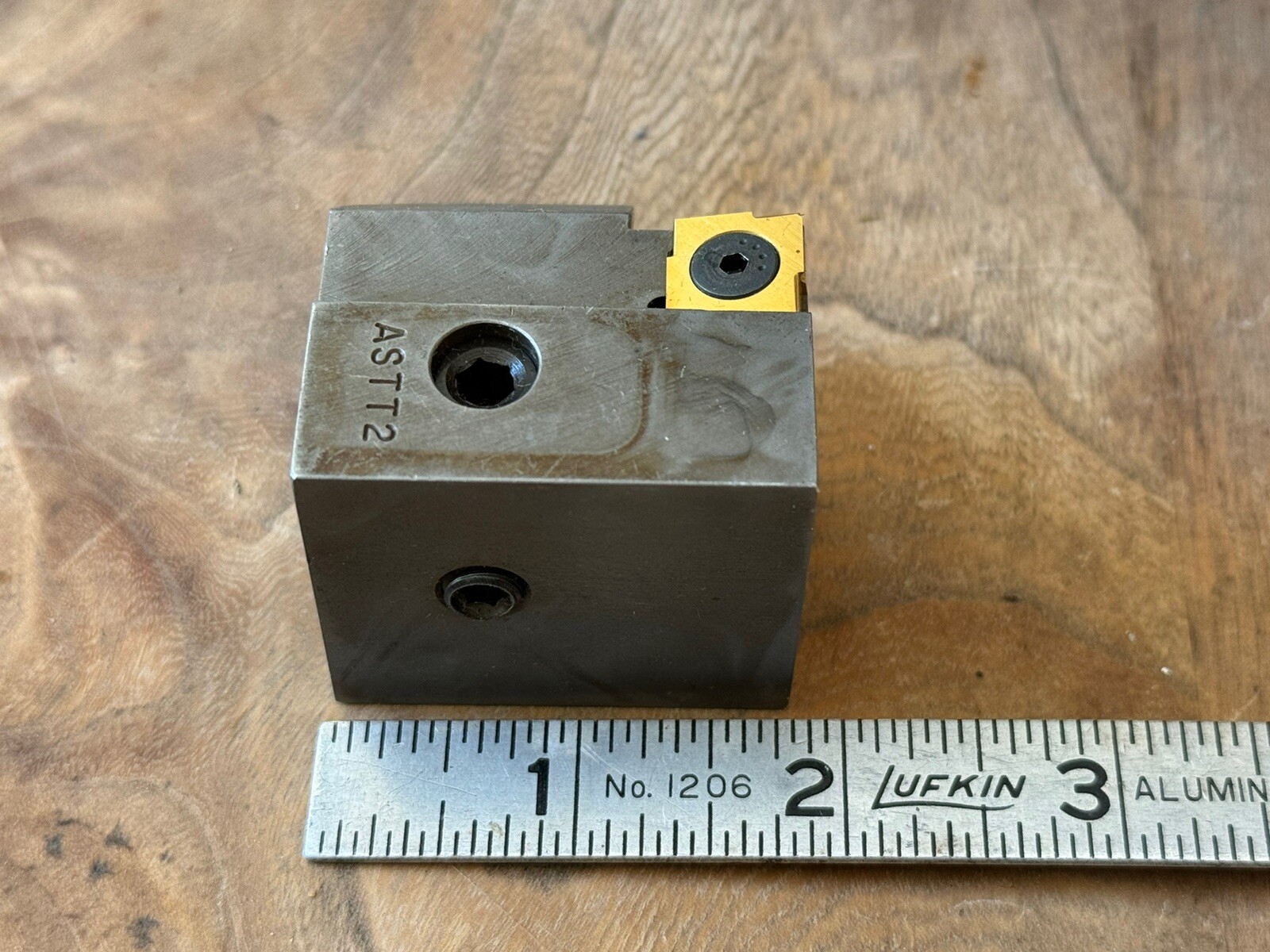 ACCU-SET Roller Backrest Turning Tool ASTT Style With Rectangular Carbide Insert