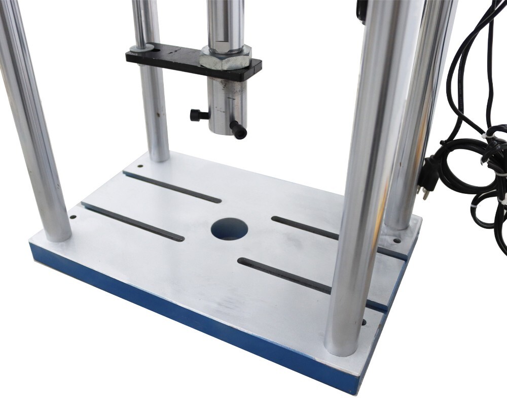 2866lb Pneumatic Punch Press Machine Die Hole Dia 0.98” Adjustable Stroke 110V