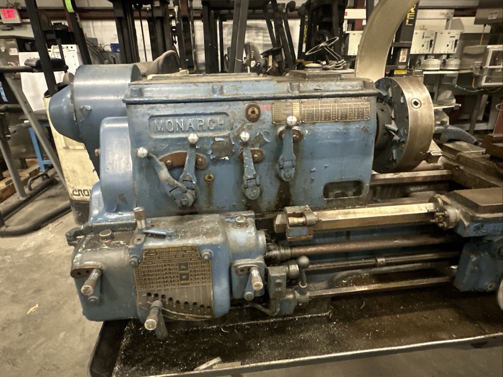 Monarch 22”m X 48” Lathe