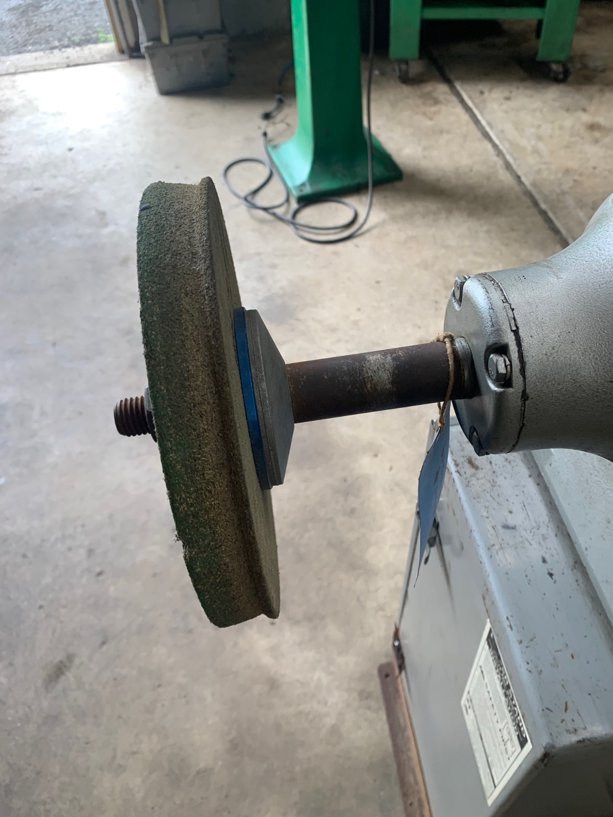 Baldor Buffer with stand and storage .75/.5 hp at 1800/3600 rpm