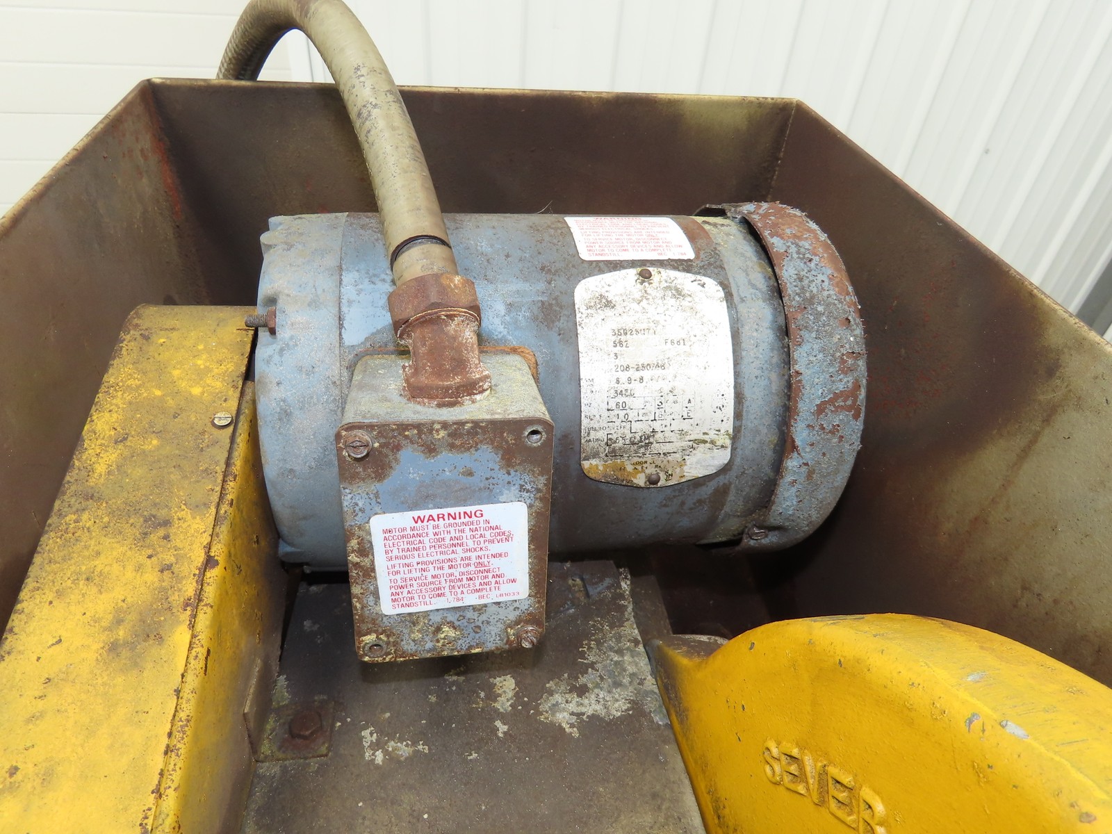 Everett Model 10 Cut Off Abrasive Metal Saw 10″ Blade 3Hp 3450 RPM 230/460V